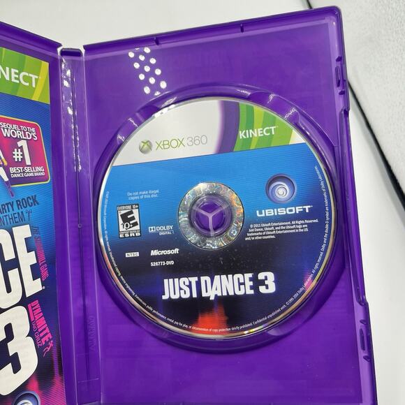 Just Dance 3 (Microsoft Xbox 360, 2011) Complete and Tested - Picture 9 of 10
